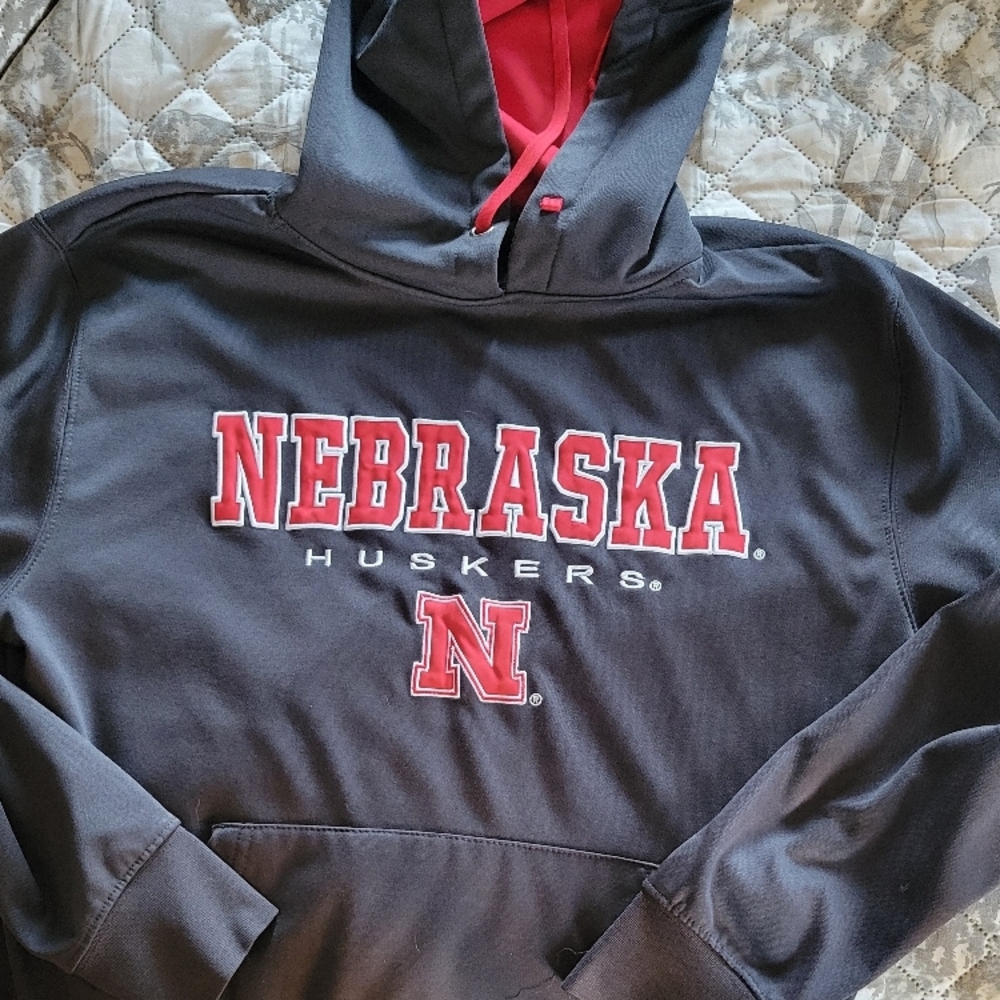 Nebraska Huskers Black Hoodie